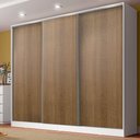 Ver imagem 1 de Guarda Roupa Casal 100% Mdf Madesa Royale 3 Portas de Correr