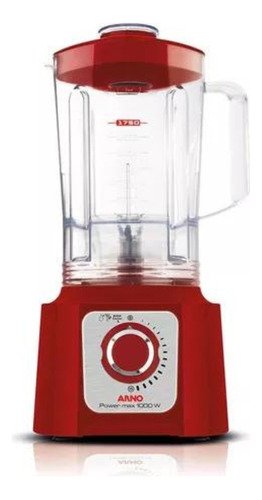 Tampa para Copo Liquidificador Arno Power Max Ln54/ln55/ln56 - Vermelho - 3