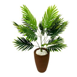 Kit Decoração Sala Escritório Planta Artificial + Vaso - 1