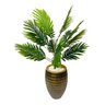Planta Artificial Coqueiro com Lindo Vaso Trabalhado - 1