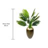 Planta Artificial Coqueiro com Lindo Vaso Trabalhado - 2