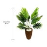 Arranjo Artificial Decoração Sala Palmeira + Vaso Premium - 2