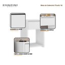 Ver imagem 2 de Mesa de Cabeceira Triunfo 1 Gaveta Branco Absoluto Semi Fosco - Zanzini