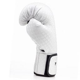 Luva de Boxe / Muai Thay / Kickboxing Prisma Fheras - Branco - 08 Oz - 2