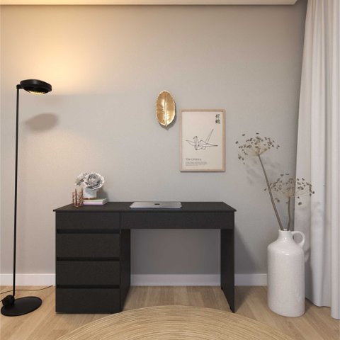 Escrivaninha Paris com 5 Gavetas