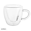 Ver imagem 1 de Xícara de Vidro Duplo Formato Coração 150ml