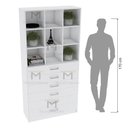 Ver imagem 4 de ARMÁRIO COLMÉIA COM GAVETAS M211.2021.B (ORGANIZA LOJA) MUNDI MOVEIS