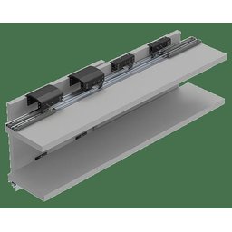 Sistema Deslizante Dominus Top (20 a 50 Kg) para 03 Portas Rometal 01 kit - 2