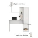 Ver imagem 5 de Escrivaninha Com Armário Office Morada 29800 Branco - Demóbile