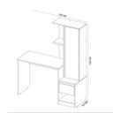 Ver imagem 4 de Escrivaninha Com Armário Office Morada 29800 Branco - Demóbile