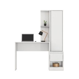 Escrivaninha Com Armário Office Morada 29800 Branco - Demóbile - 2