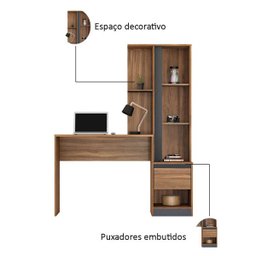 Escrivaninha com Armário Office Morada 29800 Demóbile - 5