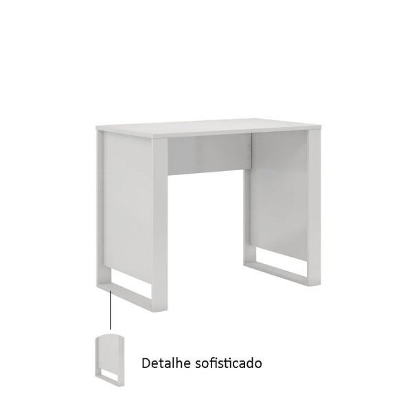 Mesa Para Computador Office Morada Branco - Demóbile - 4
