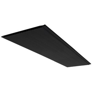 Forro de Pvc 10mm Liso 10 Un (6m²) Bariri - Tk:preto