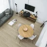 Piso vinílico Clicado EspaçoFloor Solid Plank Easy Figueira Caixa c/ 2,20m² - 2