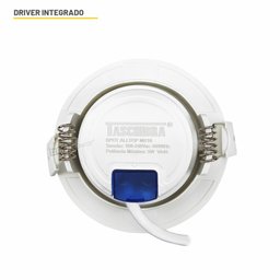 Spot Led Taschibra Alltop 5w Redondo Embutir Mr16 38° - Luz Neutra 4000k - 4