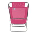 Ver imagem 6 de Kit 2 Cadeira Alumínio Reclinável Summer 6 Posições Rosa Mor