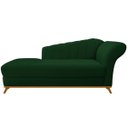 Ver imagem 2 de Kit Diva Recamier Vanessa 140cm Lado Esquerdo e 02 Poltronas Laura Suede - Doce Sonho Móveis RECAMIE