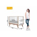 Ver imagem 3 de Quarto de Bebê Completo Confete 2 Peças (1 Cômoda + 1 Berço) Qi65 Branco/jequitiba - Henn