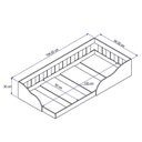 Ver imagem 5 de Cama Infantil 94,5 cm Montessoriana Bca Branco/Lamina Mel - BRV