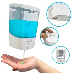 Dispenser Sabonete Líquido Álcool Gel 600 Ml Automático com Sensor de Parede Importway Iwdsa-600 - 1