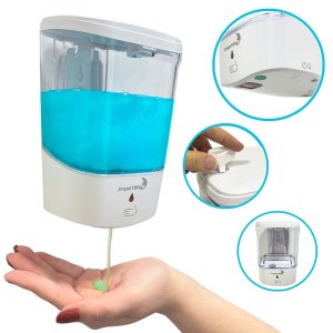 Dispenser Sabonete Líquido Álcool Gel 600 Ml Automático com Sensor de Parede Importway Iwdsa-600