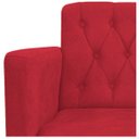 Ver imagem 6 de Kit 2 Poltronas Classic Pés Luís Xv Suede Vermelho - Doce Sonho Móveis