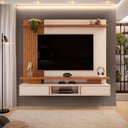 Ver imagem 2 de Painel Leoni para TV 65 Polegadas Porta Deslizante DJ Móveis