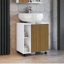 Ver imagem 2 de Gabinete para Banheiro Pequin: Branco