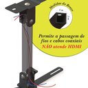 Ver mais imagens de Suporte Projetor Datashow Teto Braço 20 Cm Preto