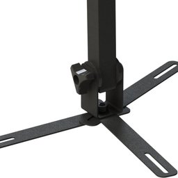 Suporte Projetor Datashow Teto Braço 20 Cm Preto - 3