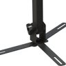Suporte Projetor Datashow Teto Braço 20 Cm Preto - 3