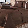 Kit Edredom Oliveira Queen 6 Peças Microfibra - Tabaco - 3