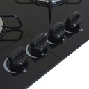 Ver imagem 4 de Cooktop Gás 4 Bocas Ultra Chama 127v/220v Preto