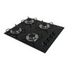 Cooktop Gás 4 Bocas Ultra Chama 127v/220v Preto - 1