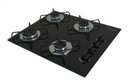 Ver imagem 1 de Cooktop Gás 4 Bocas Ultra Chama 127v/220v Preto