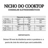 Cooktop Gás 4 Bocas Ultra Chama 127v/220v Preto - 7