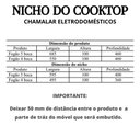 Ver imagem 7 de Cooktop Gás 4 Bocas Ultra Chama 127v/220v Preto