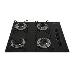 Cooktop Gás 4 Bocas Ultra Chama 127v/220v Preto - 2