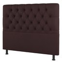 Ver imagem 1 de Cabeceira Cama Box Solteiro Nice 90cm Suede Marrom - Desk Design