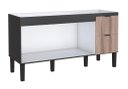 Ver imagem 2 de Gabinete / Balcão de Cozinha Coli Mdf / Mdp para Pia de 1.50m Cor Tamarindo / Preto Cmax
