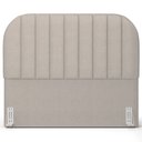 Ver imagem 5 de Cabeceira Cama Box Queen Estofada Orgânica 160cm Alice W01 Linho Bege - Lyam Decor