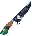 Ver imagem 3 de Faca Nossa Senhora 39cm Aço Inox 420 Cabo Híbrido Luxo Bainha
