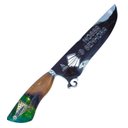 Ver imagem 3 de Faca Nossa Senhora 39cm Aço Inox 420 Cabo Híbrido Luxo Bainha
