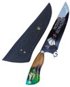 Ver imagem 6 de Faca Nossa Senhora 39cm Aço Inox 420 Cabo Híbrido Luxo Bainha