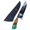 Ver imagem 6 de Faca Nossa Senhora 39cm Aço Inox 420 Cabo Híbrido Luxo Bainha