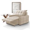 Poltrona do Papai Retrátil e Reclinável 85cm Dubai Veludo Bege - 1