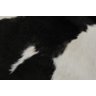 Tapete de Couro de Boi. Pele Bovina Natural. 2,00 x 2,40 M. Preto e Branco. P1008 - 6