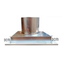 Ver imagem 4 de Saida de Coifa em Alum. Tipo Grelha Retorno - 150mm + Abraç