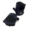 Luva Alto Giro Polegar Tecido Preta Feminina - 2